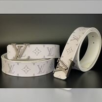 Ремень мужской louis vuitton белый 2024