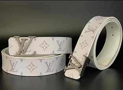 Ремень мужской louis vuitton белый 2024