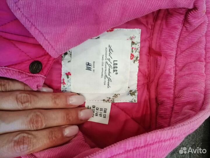 Пиджак для девочки фирмы H&M Рост 128 Состояние от