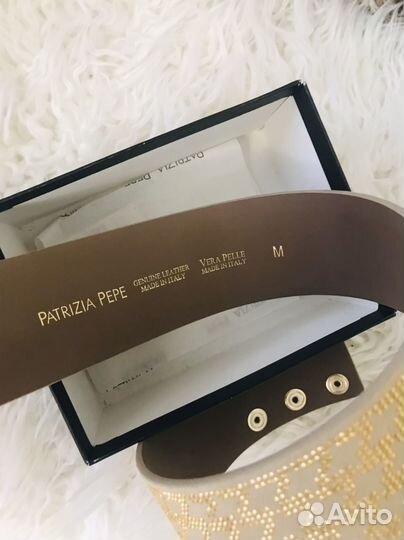 Ремень женский кожаный широкий Patrizia Pepe