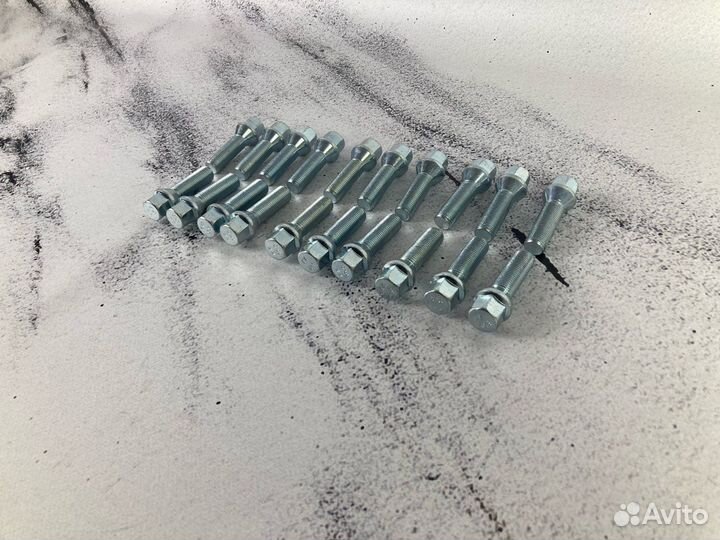Болт колёсный М14x1.5x40 цинк конус, ключ 17