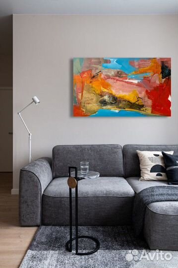 Большая картина абстракция в наличии