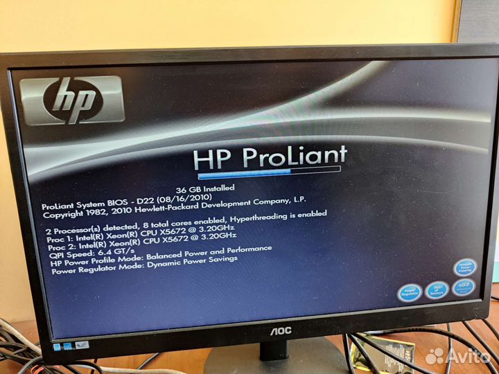 Сервер HP proliant ML350 G6