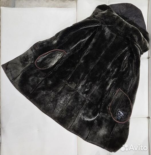 Дублёнка из натуральной замши, S