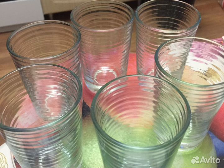 Стаканы IKEA икея 6 шт