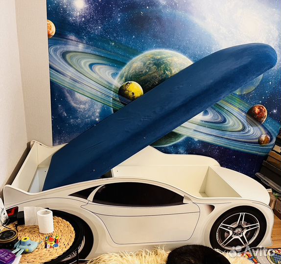 Детская кроватка машинка бу