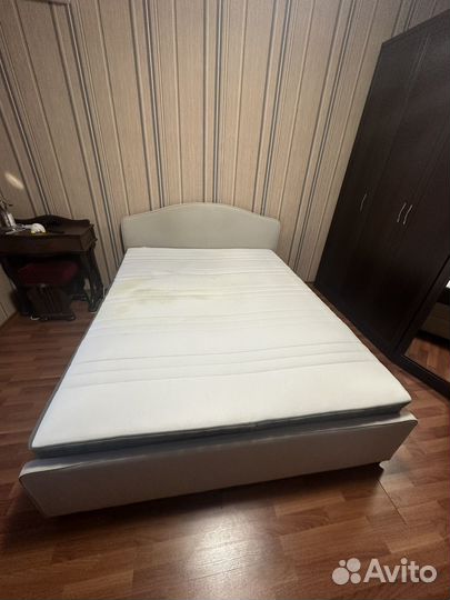 Кровать двухспальная 160 200 с ящиками