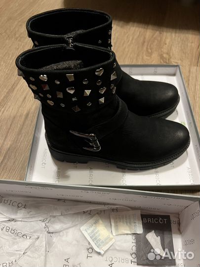 Ботинки нубук натуральный женские осень 37 размер