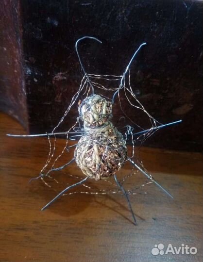 Елочная игрушка Паук Москабель, 1940-е года СССР