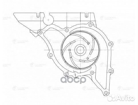 Насос водяной для а/м VW Passat B5 (96) /Audi A