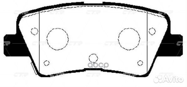 GK0499 колодки дисковые задние KIA Soul 1.6i/C