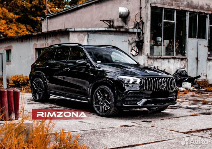 Кованые диски R21 на Mercedes GLE 53 AMG