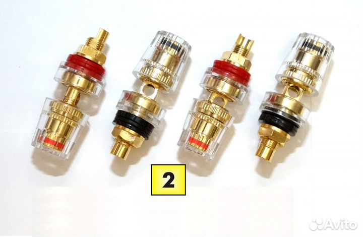 Акустические терминалы, RCA разъёмы, гнёзда