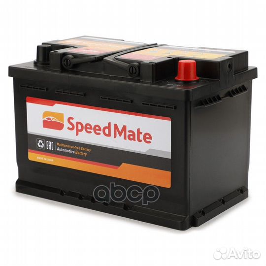 АКБ speedmate AGM 12V 70Ah 760A 278x175x190 /+