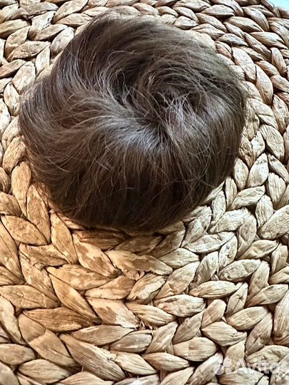Шиньон-резинка из натуральных волос