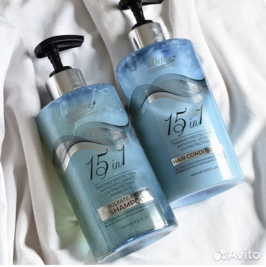 Безсульфатный шампунь и кондиционер