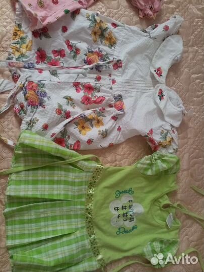 Вещи пакетом от 0 до 1,5 года на девочку