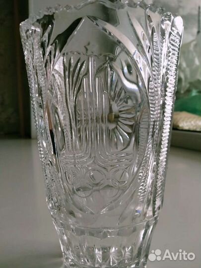 Хрустальная ваза олимпиада 80