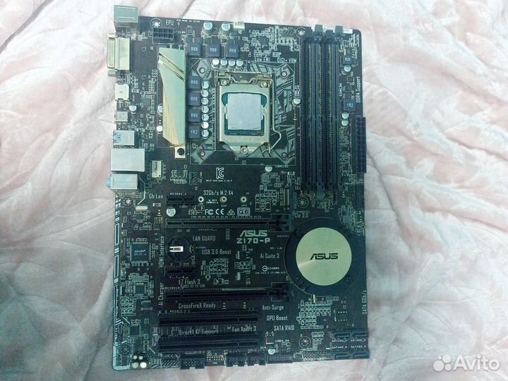 Материнская плата z170-p + i7 7700