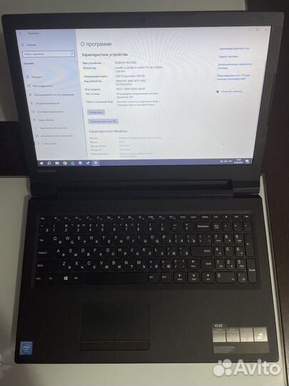 Продам ноутбук Lenovo V110-15ISK (Б/У)