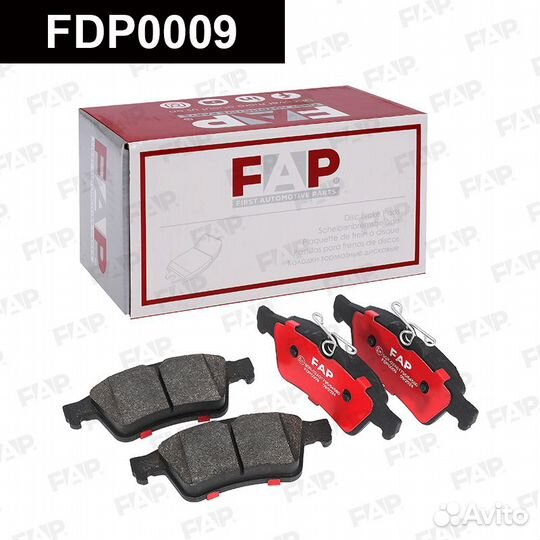 Колодки тормозные FDP0009 FAP Россия