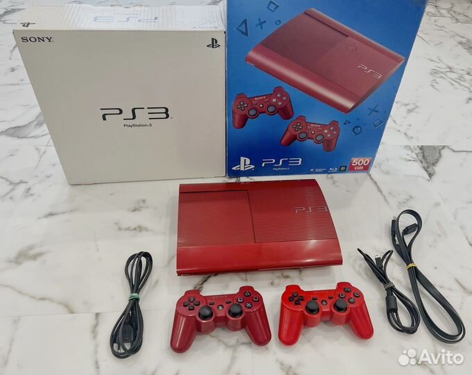 Sony playstation 3 limited edition (granade red)