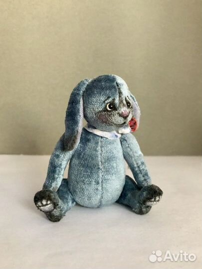 Заяц тедди Морковкин ручная работа