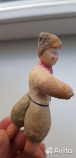 Ватная елочная игрушка СССР