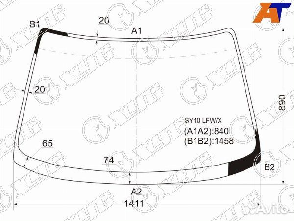 Стекло лобовое nissan wingroad