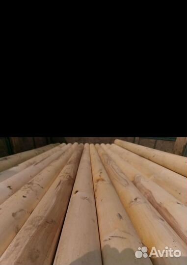 Столбы оцилиндрованные