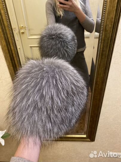 Шапка из чернобурки