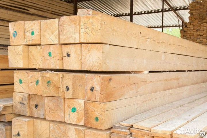 Брус 100х200х6000 (8 шт в м3)