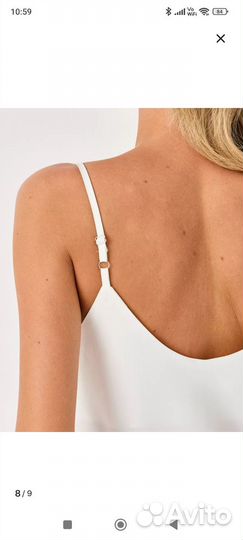 Белое бельевое платье 48 размер