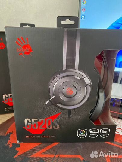 Проводная гарнитура A4Tech Bloody G520S