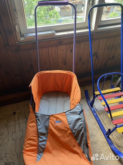 Санки на колесиках