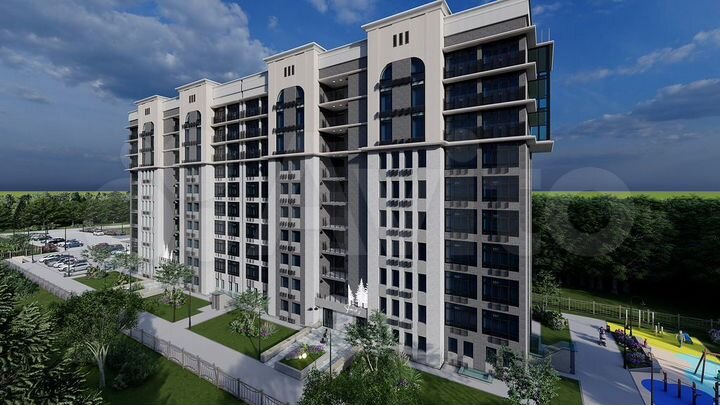 2-к. квартира, 64,6 м², 1/10 эт.