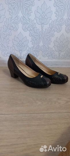 Туфли натуральная кожа 39