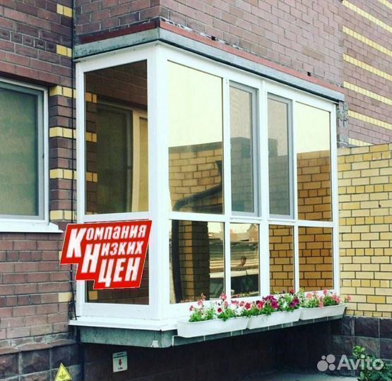 Остекление балконов и лоджий. Рассрочка