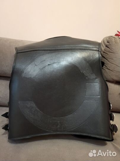 Куртка мотоциклетная кожаная броня