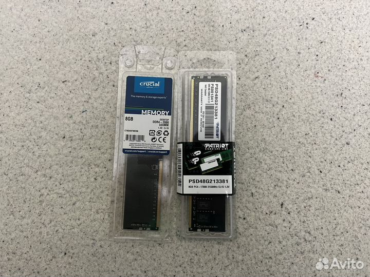 Оперативная память ddr4 8gb