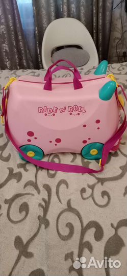 Чемодан каталка детский Ride 'n roll
