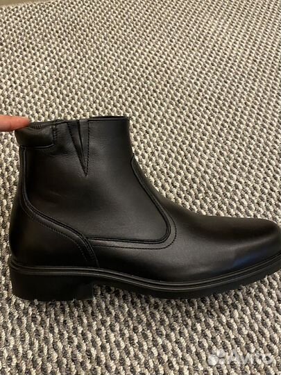 Ботинки кожаные