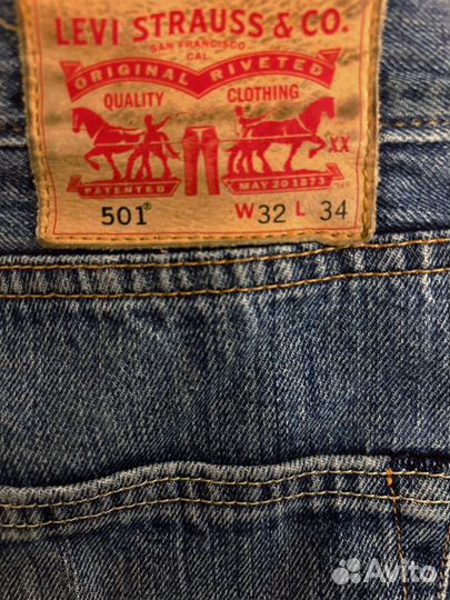 Джинсы levis 501