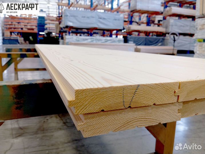 Доска пола 27*141*4000 сорт A ангарская сосна