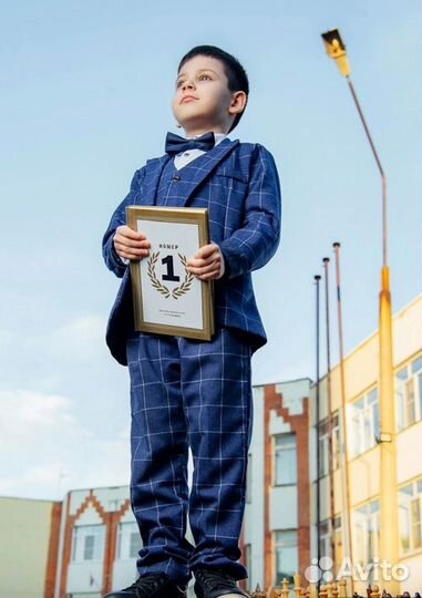 Школьный костюм для мальчика 128-134