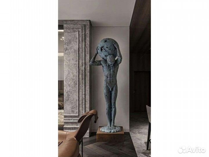 Современная скульптура Атлас 195 см