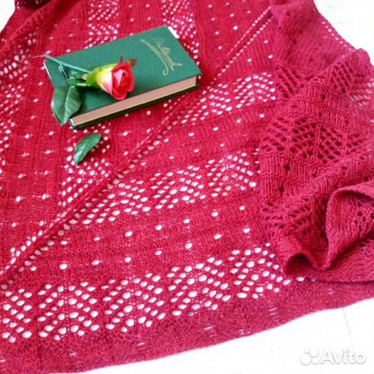 Шаль ручной работы