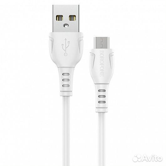 Кабель USB - microUSB borofone BX51 m силиконовый