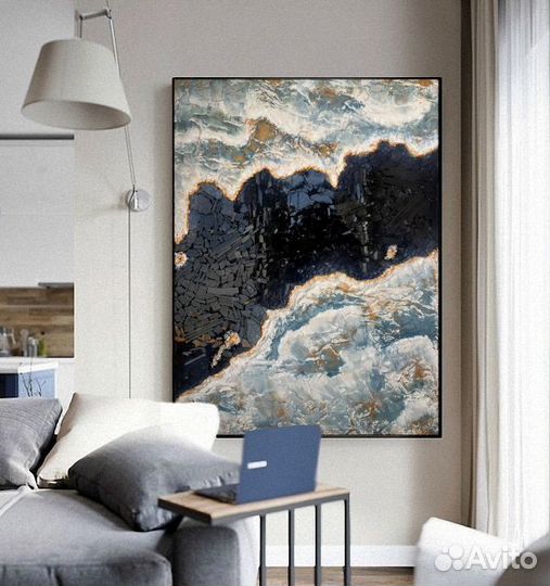 Абстракция картина интерьерная живопись
