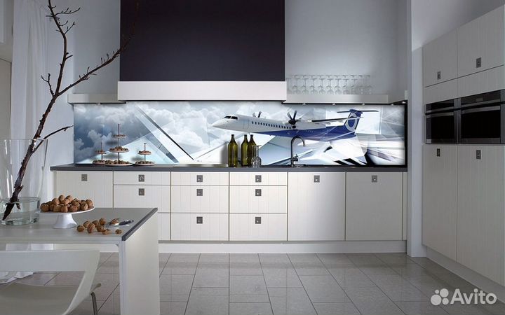 Стеклянный кухонный фартук